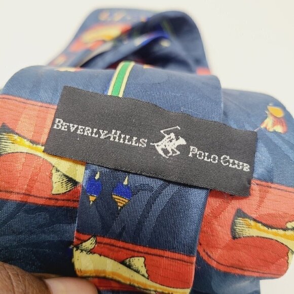 Beverly Hills Polo Club | Fishing Hook Themed Tie (One Size) - Picture 2 of 14